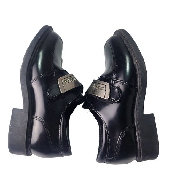 Kenneth Cole Reaction Black Leather Loafer Dress Shoe Boys Size 9M - Picture 6 of 12